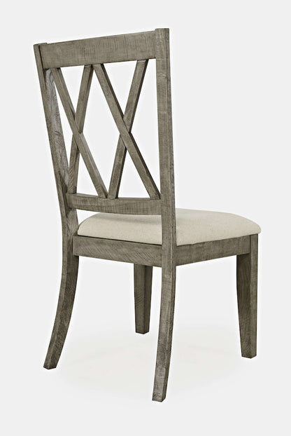 Jofran - Telluride Rustic Distressed Pine Dining Chair (Set of 2) Driftwood Gray - 2231-401KD view 12