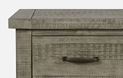 Jofran - Telluride Rustic Distressed Pine Sideboard Buffet Hutch with LED Lights, Driftwood Grey - 2231-7071KT view 7