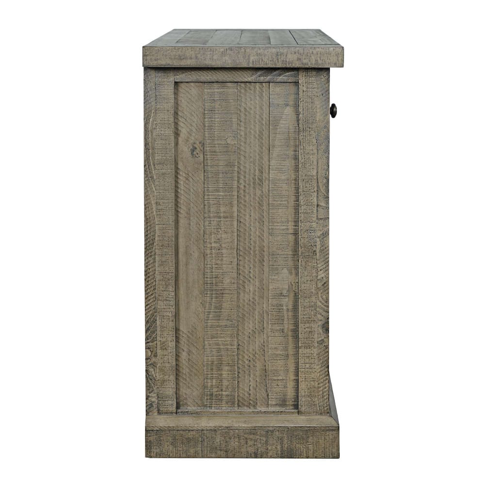 Jofran - Telluride Rustic Farmhouse Solid Wood 32in Electric Fireplace TV Stand Console in Driftwood Grey - 2230-FP32 view 4