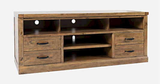 Jofran - Telluride Rustic Pine 70 TV Stand - Naturally Distressed Telluride - 1802-70 view 2