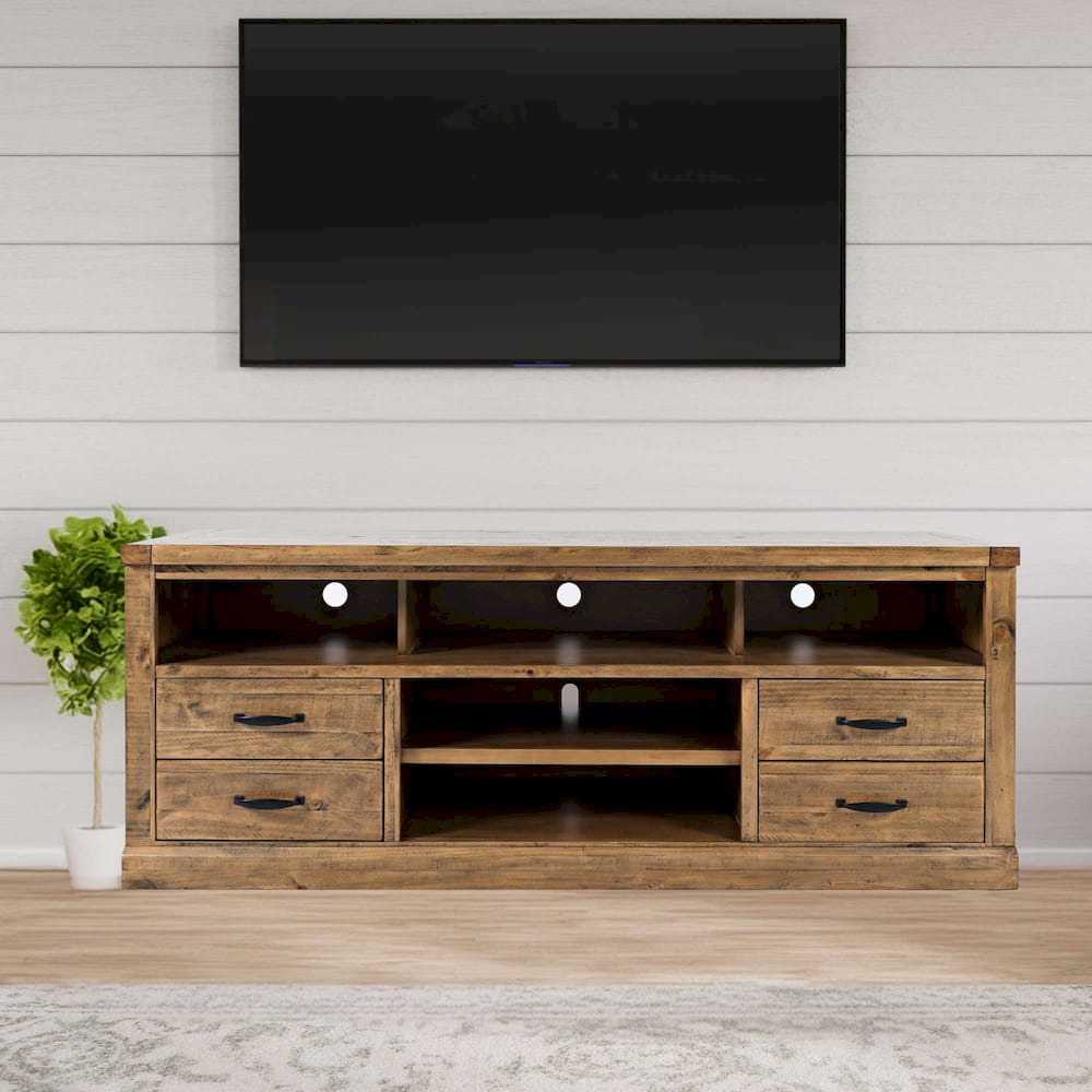 Jofran - Telluride Rustic Pine 70 TV Stand - Naturally Distressed Telluride - 1802-70 view 12