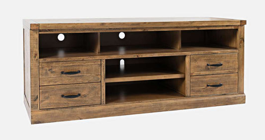 Jofran - Telluride Rustic Pine 70 TV Stand - Naturally Distressed Telluride - 1802-70 veiw 1