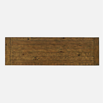 Jofran - Telluride Rustic Solid Pine 60in Storage Console TV Stand with Electric Fireplace, Gold - 1800-FP6032 view 10