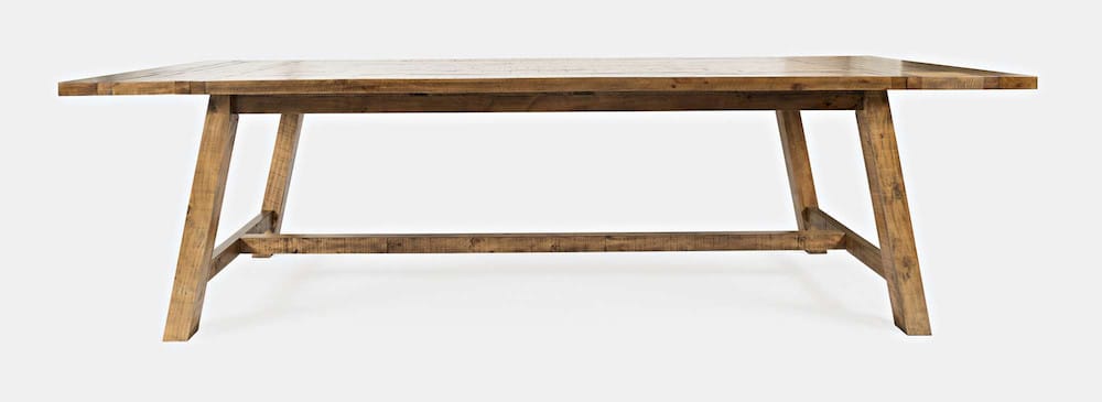 Jofran - Telluride Trestle Counter Table with Two Leaves - Naturally Distressed Telluride - 1801-127 view 1