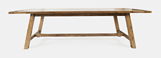 Jofran - Telluride Trestle Counter Table with Two Leaves - Naturally Distressed Telluride - 1801-127 view 1