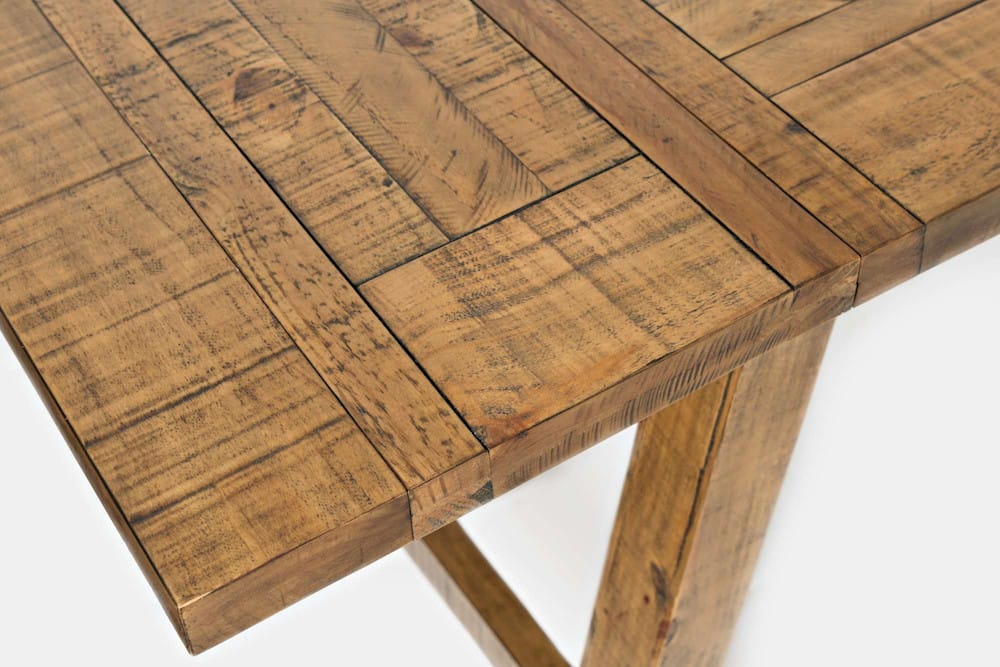 Jofran - Telluride Trestle Counter Table with Two Leaves - Naturally Distressed Telluride - 1801-127 view 5