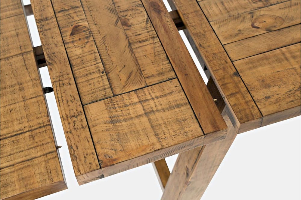 Jofran - Telluride Trestle Counter Table with Two Leaves - Naturally Distressed Telluride - 1801-127 view 6