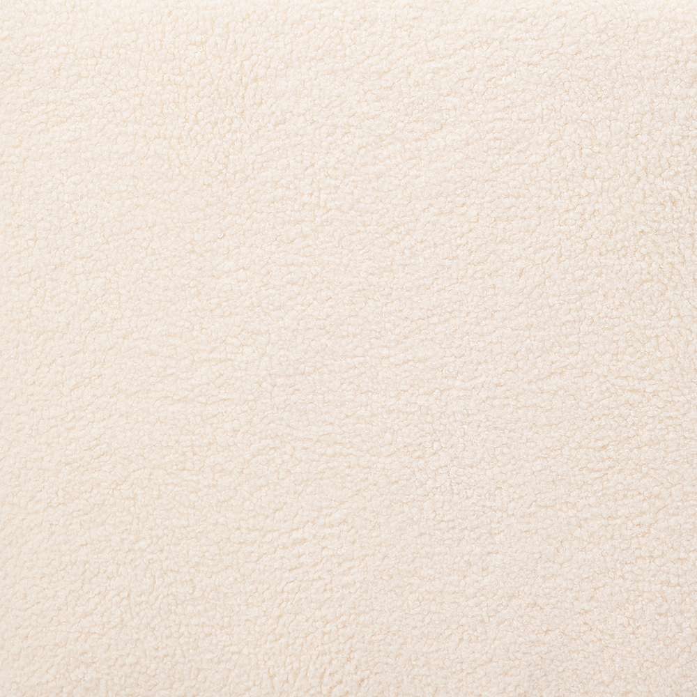 Jofran - Tess Contemporary Modern Ivory Boucle Upholstered Plush Bench, Natural Cream - 2271-TESSBNNAT veiw 3