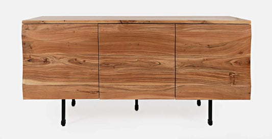 Jofran - The Wave 3 Door Accent Cabinet - Natural - 1995-72 veiw 2