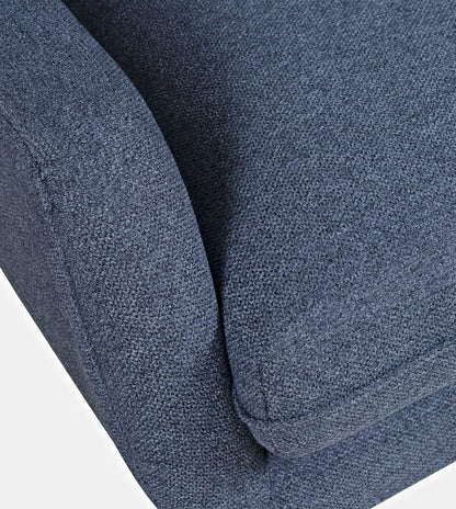 Jofran - Theo Mid-Century Modern Contemporary Upholstered Accent Chair, Navy - THEO-CH-NAVY view 6