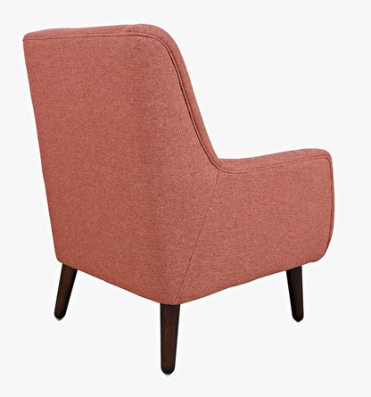 Jofran - Theo Mid-Century Modern Contemporary Upholstered Accent Chair, Rose - THEO-CH-ROSE view 8