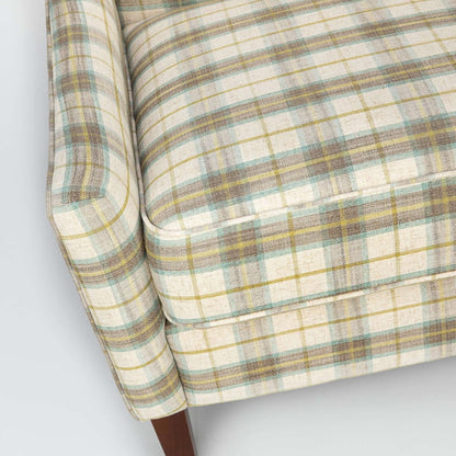 Jofran - Thompson Traditional Classic Wingback Upholstered Accent Chair, Plaid - TAYLOR-CH-MULTI view 4