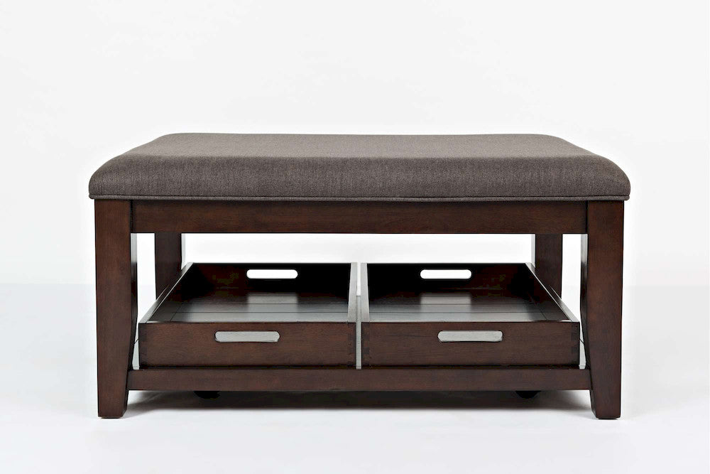 Jofran - Tin Cities Ottoman Cocktail Table - 1790-1 view 1