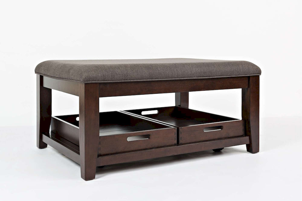 Jofran - Tin Cities Ottoman Cocktail Table - 1790-1 view 2