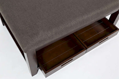 Jofran - Tin Cities Ottoman Cocktail Table - 1790-1 view 4