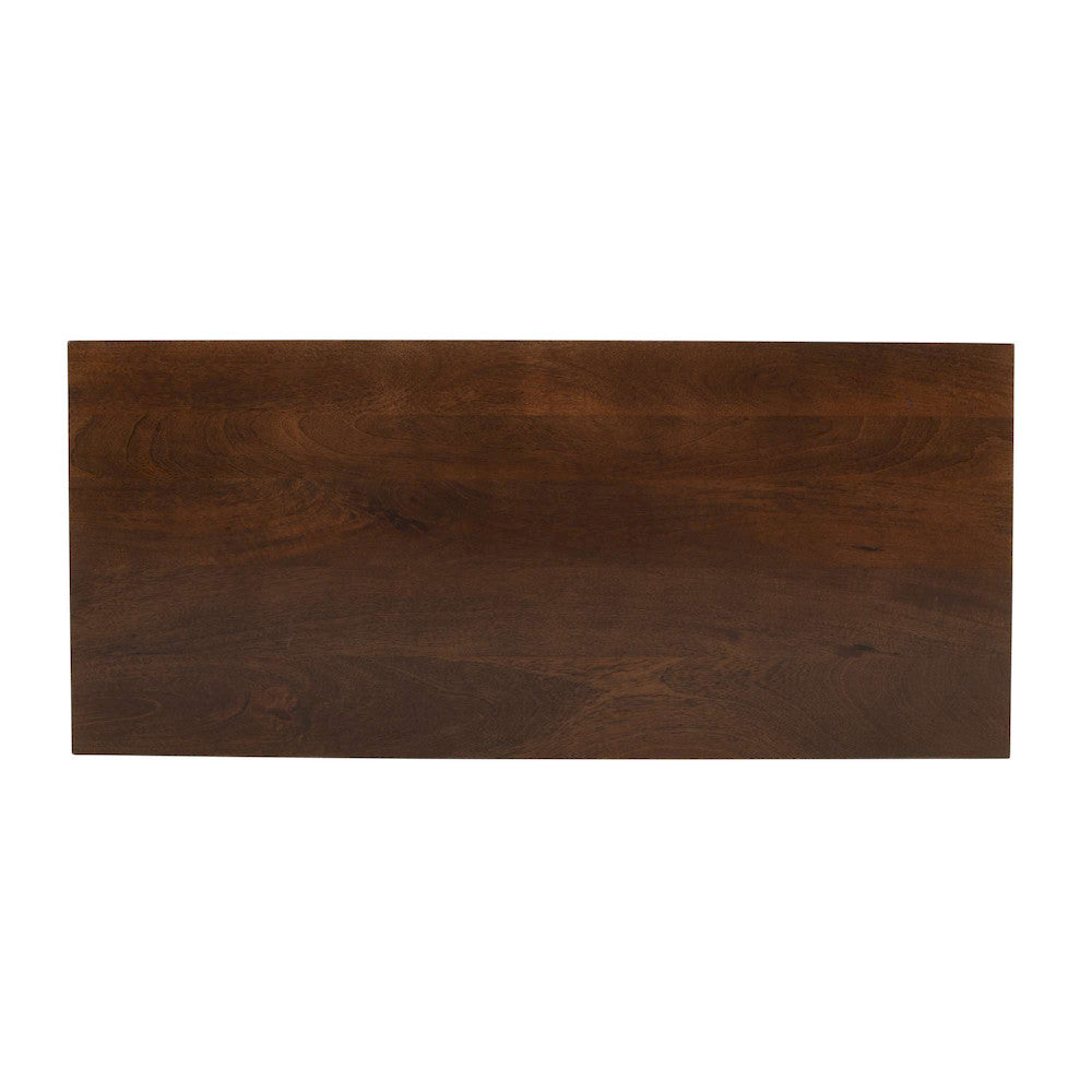 Jofran - Trent 42in Solid Wood Carved Modern Rustic Woven Sideboard Accent Cabinet with Storage - Natural Brown - 2387-42 view 9