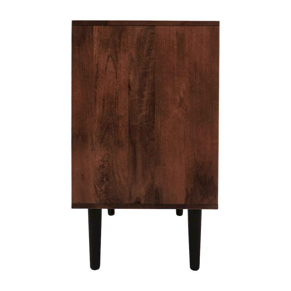 Jofran - Trent 60in Solid Wood Carved Modern Rustic Woven Sideboard Storage Cabinet - 2387-60 view 7