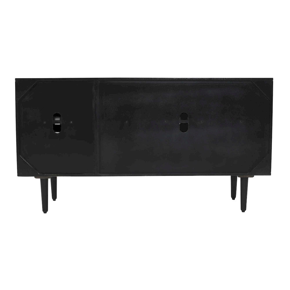 Jofran - Trent 60in Solid Wood Carved Modern Rustic Woven Sideboard Storage Cabinet - 2487-60 view 4