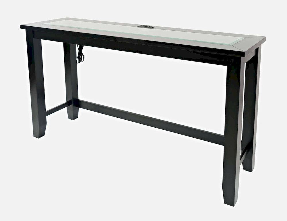 Jofran - Urban Icon 4 Piece Counter Height Dining Table Set with USB Charging - Black - 2001-66 view 7