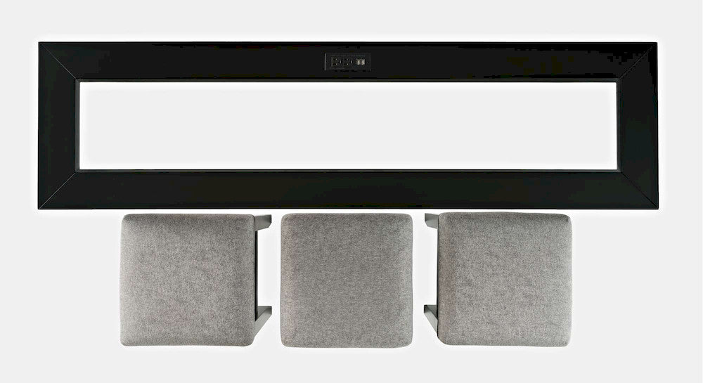 Jofran - Urban Icon 4 Piece Counter Height Dining Table Set with USB Charging - Black - 2001-66 view 11