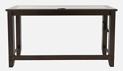 Jofran - Urban Icon 4 Piece Counter Height Dining Table Set with USB Charging - Merlot - 2002-66 view 3