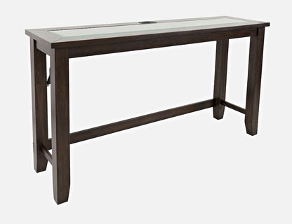 Jofran - Urban Icon 4 Piece Counter Height Dining Table Set with USB Charging - Merlot - 2002-66 view 4