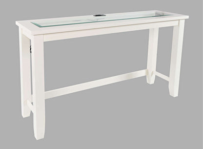 Jofran - Urban Icon 4 Piece Counter Height Dining Table Set with USB Charging - White - 2000-66 view 4