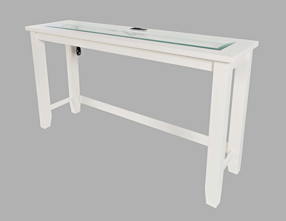 Jofran - Urban Icon 4 Piece Counter Height Dining Table Set with USB Charging - White - 2000-66 view 6