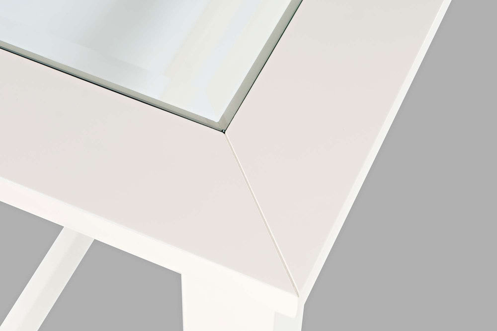Jofran - Urban Icon 4 Piece Counter Height Dining Table Set with USB Charging - White - 2000-66 view 8