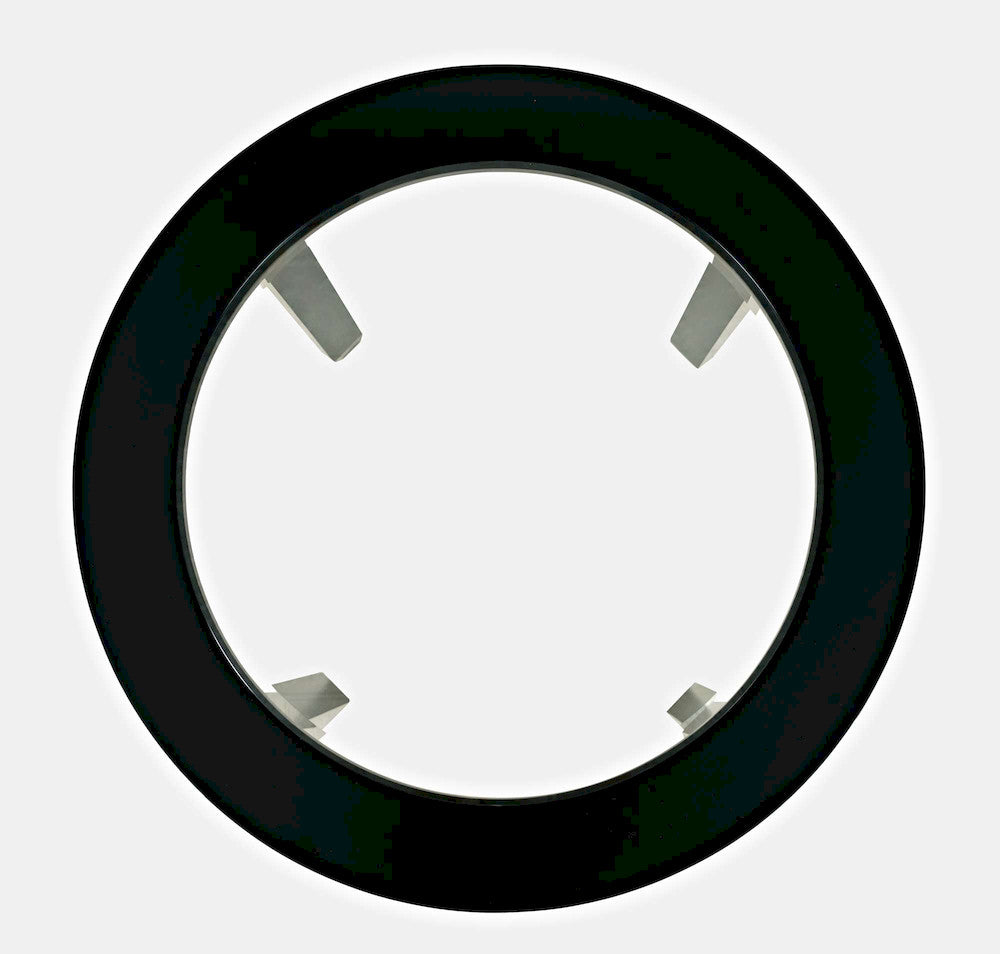 Jofran - Urban Icon 42in Round Counter Height Glass Inlay Dining Table - Black - 2004-36 view 4