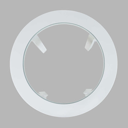 Jofran - Urban Icon 42in Round Counter Height Glass Inlay Dining Table - White - 2003-36 view 4