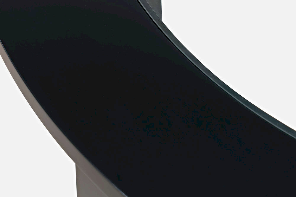 Jofran - Urban Icon 42in Round Glass Inlay Dining Table - Black - 2004-42 view 3