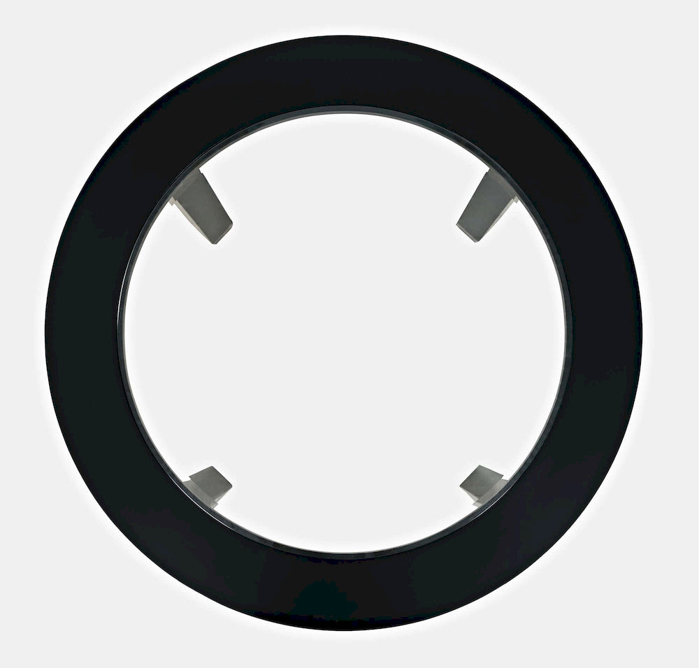 Jofran - Urban Icon 42in Round Glass Inlay Dining Table - Black - 2004-42 view 4