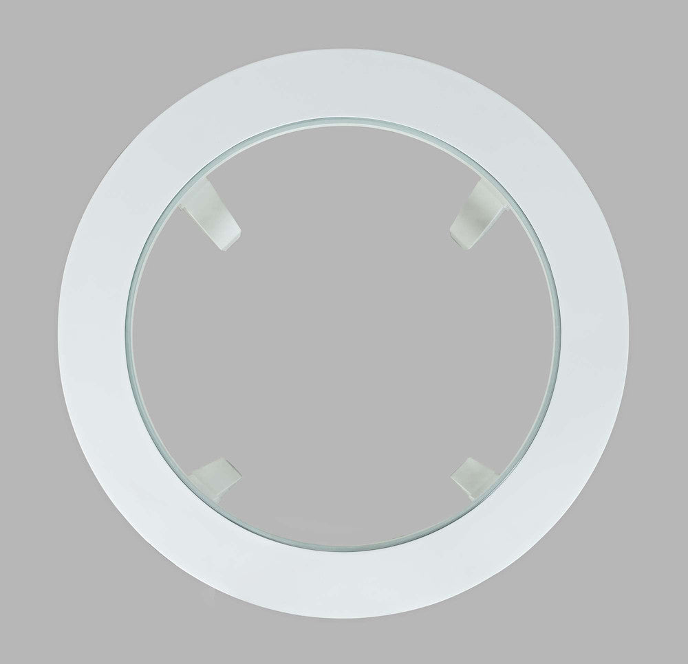 Jofran - Urban Icon 42in Round Glass Inlay Dining Table - White - 2003-42 view 4