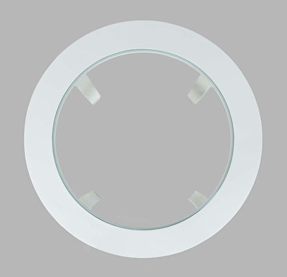 Jofran - Urban Icon 42in Round Glass Inlay Dining Table - White - 2003-42 view 4