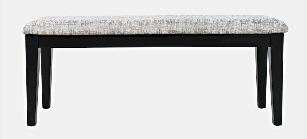 Jofran - Urban Icon 45in Upholstered Dining Bench - Black - 2004-45KD view 1