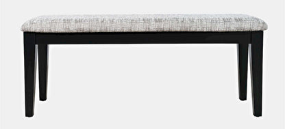 Jofran - Urban Icon 45in Upholstered Dining Bench - Black - 2004-45KD view 1