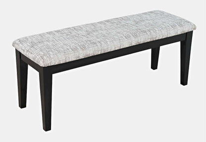 Jofran - Urban Icon 45in Upholstered Dining Bench - Black - 2004-45KD view 2