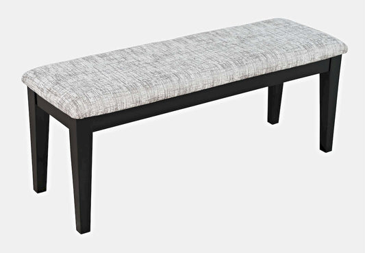 Jofran - Urban Icon 45in Upholstered Dining Bench - Black - 2004-45KD view 2