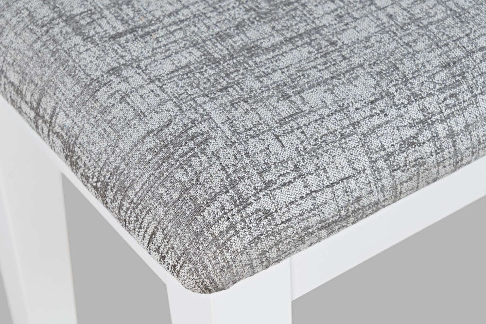 Jofran - Urban Icon 45in Upholstered Dining Bench - White - 2003-45KD view 4