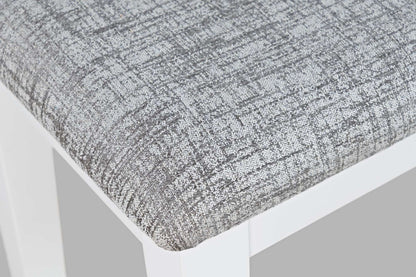 Jofran - Urban Icon 45in Upholstered Dining Bench - White - 2003-45KD view 4