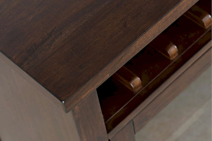 Jofran - Urban Icon 48in Buffet Server with Wine Rack and Stemware Rack - Merlot - 2005-48 view 6