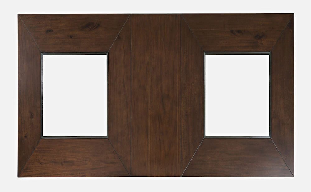 Jofran - Urban Icon 66in Extension Glass Inlay Dining Table - Merlot - 2005-66 view 4