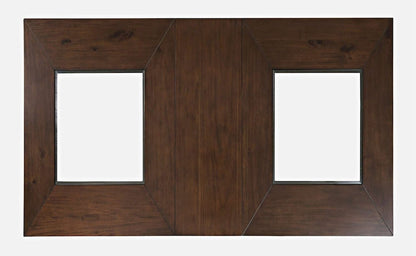 Jofran - Urban Icon 66in Extension Glass Inlay Dining Table - Merlot - 2005-66 view 4