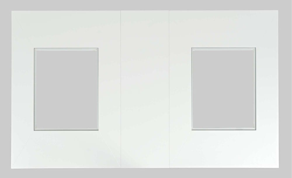 Jofran - Urban Icon 66in Extension Glass Inlay Dining Table - White - 2003-66 view 4