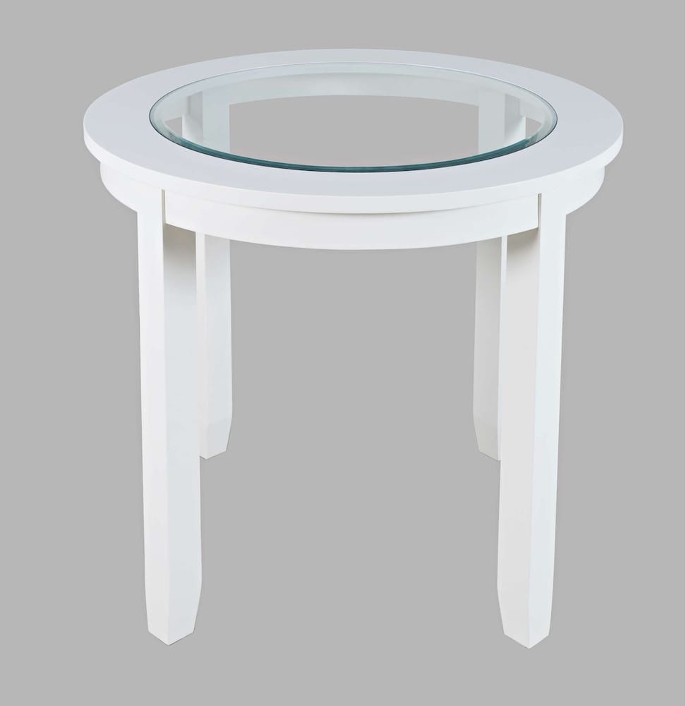 Jofran - Urban Icon Contemporary 42in Round Five-Piece Dining Set with Upholstered Chairs - 2003-42D-5 view 6