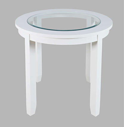 Jofran - Urban Icon Contemporary 42in Round Five-Piece Dining Set with Upholstered Chairs - 2003-42D-5 view 6