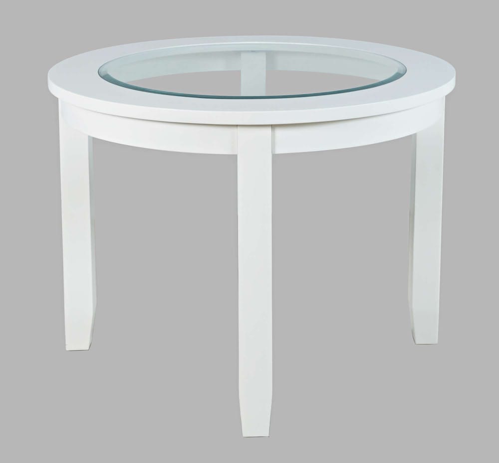 Jofran - Urban Icon Contemporary 42in Round Five-Piece Dining Set with Upholstered Chairs - 2003-42D-5 view 9