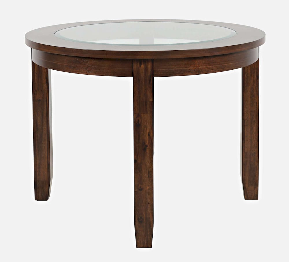 Jofran - Urban Icon Contemporary 42in Round Five-Piece Dining Set with Upholstered Chairs - 2005-42D-5 view 2