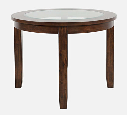 Jofran - Urban Icon Contemporary 42in Round Five-Piece Dining Set with Upholstered Chairs - 2005-42D-5 view 2